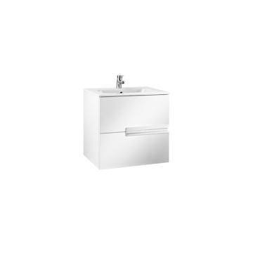 Mueble + lavabo Roca Unik Victoria-N 60 cm blanco brillo