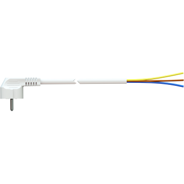 Prolongador 2P+T, 16A 250V~ Color blanco 2 m de cable H05VV-F 3G1,5 mm² Para aparatos de clase I Solera